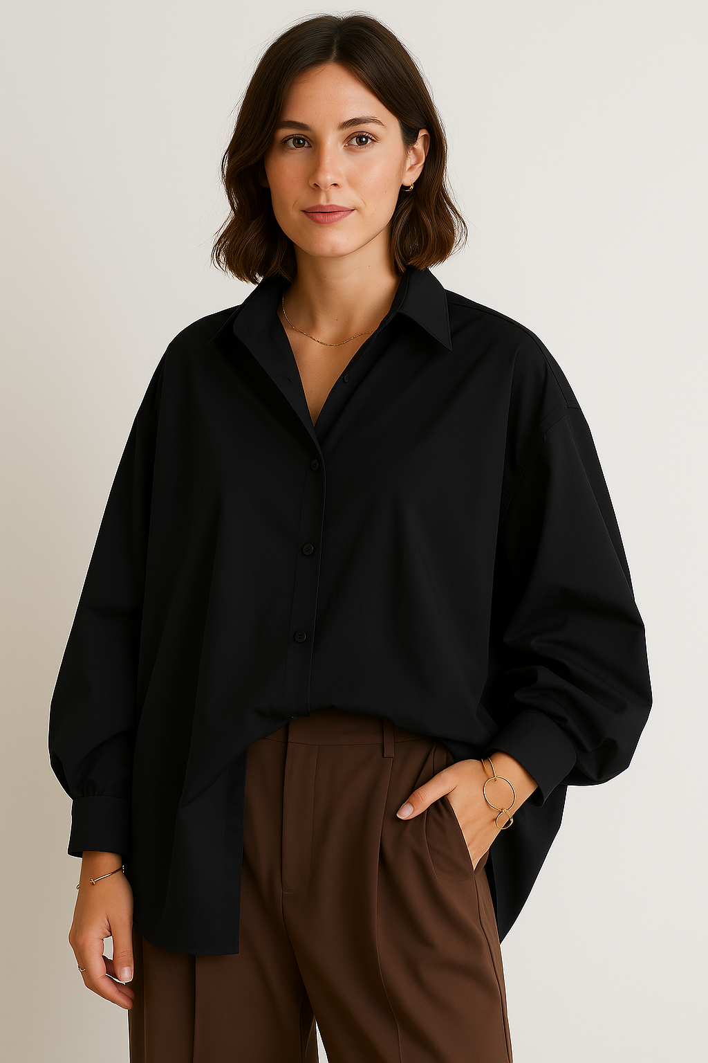 Nara | Trendy Oversized Overhemd