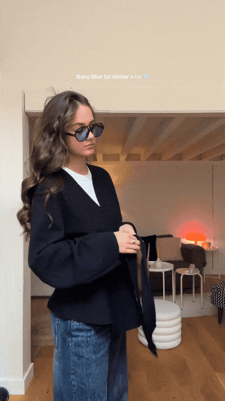 Lysara | Cardigan met strik