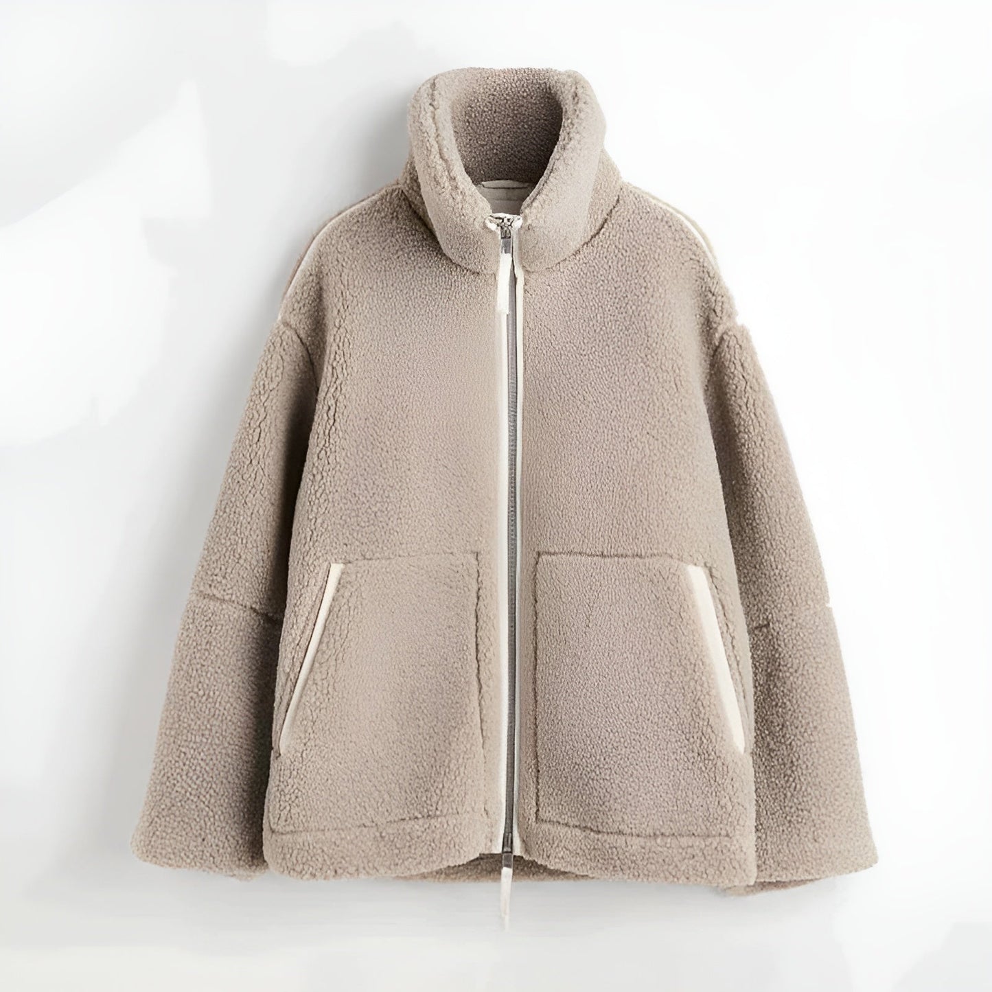 Liv| Luxe teddyjacket van alpacawol