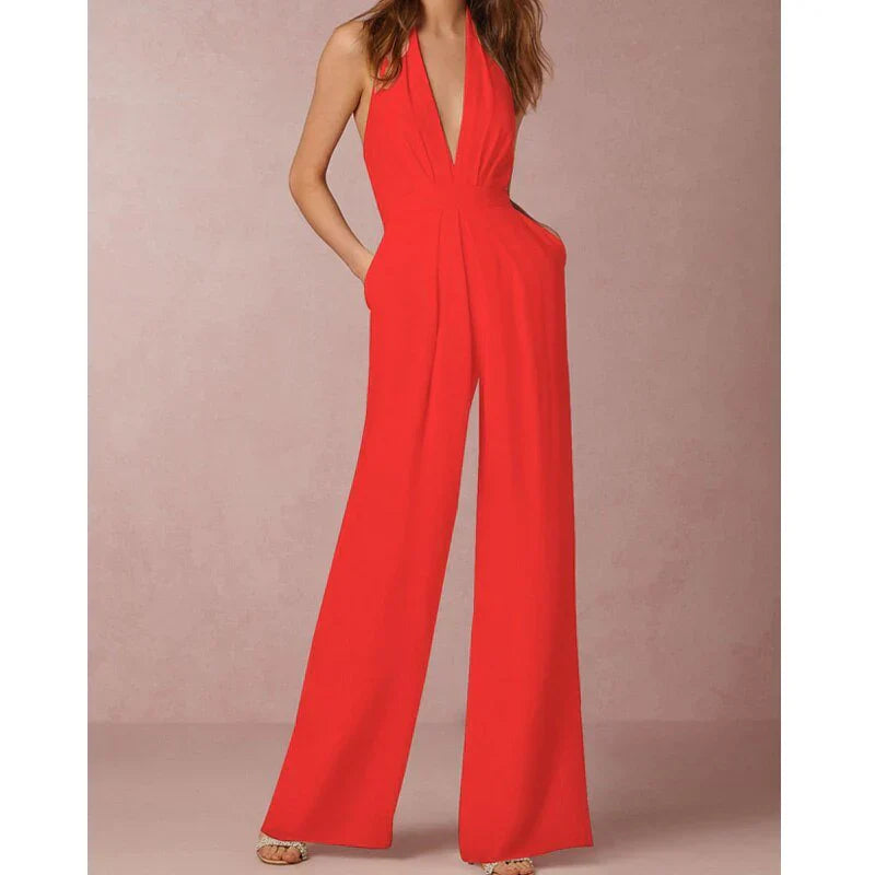 Elora | Elegante Jumpsuit met Diepe V-kraag