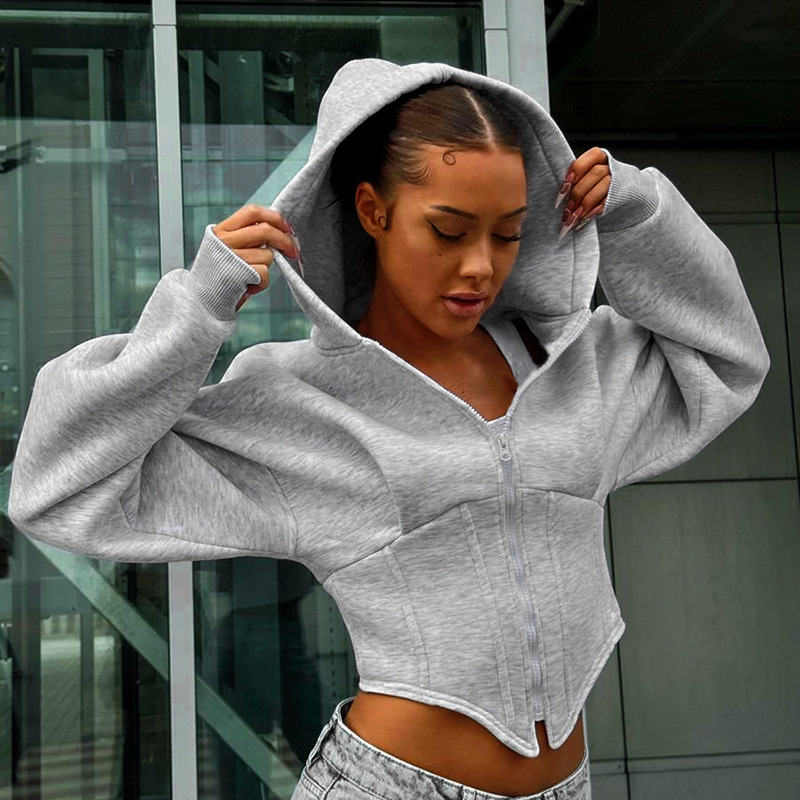 Meta | Trendy Corset Hoodie
