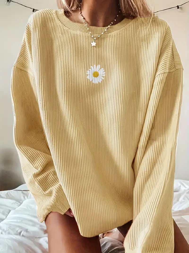 Tahlia | Geribte Trui met Oversized Fit