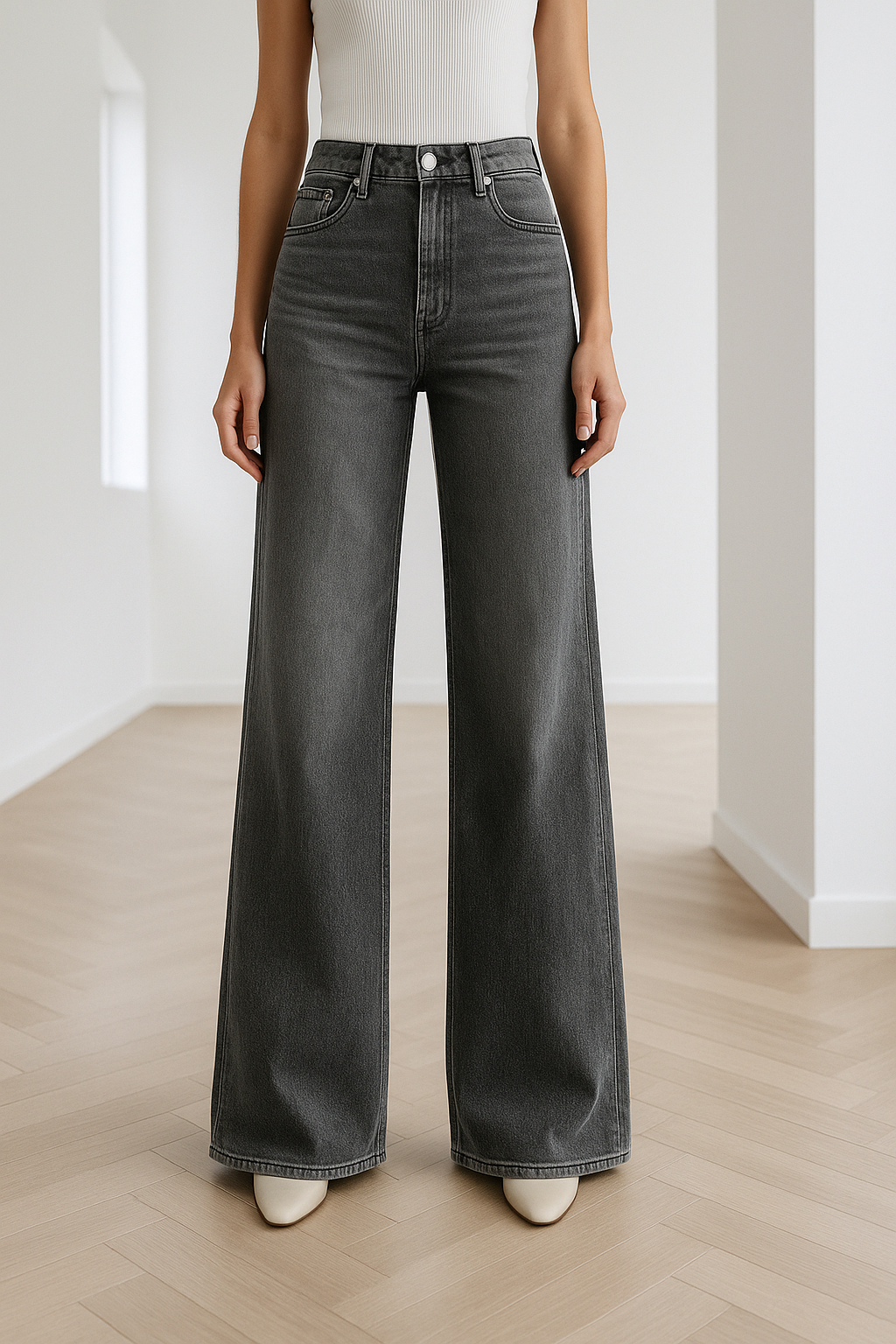 Yntske | Trendy Wijde Jeans
