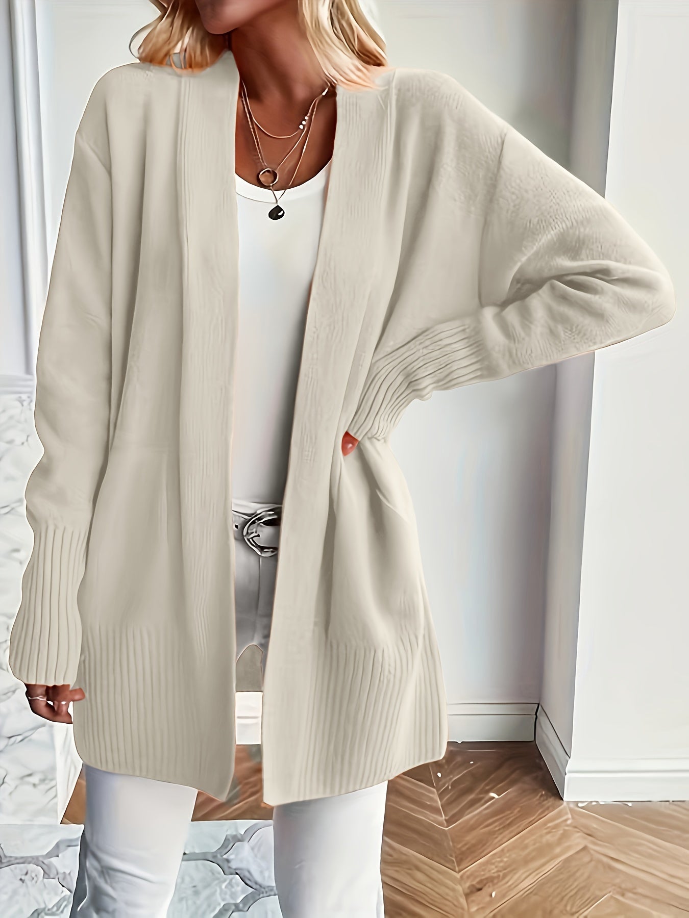 Daria - Casual Open Gebreide Cardigan voor Vrouwen