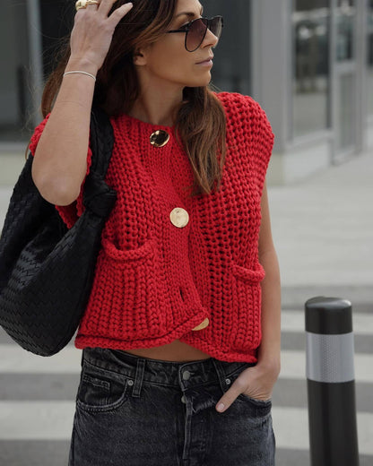 Isalyn | Knitted style vest