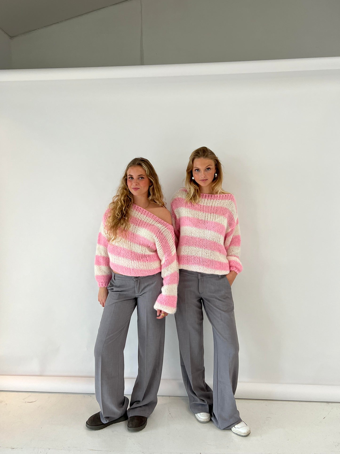 Livia | Gebreide sweater met strepen