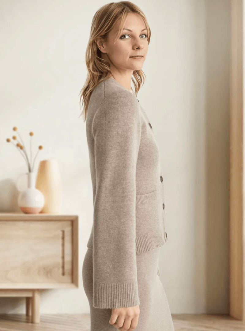 Farren | Zachte vest met knopen