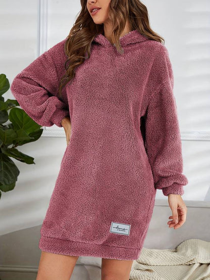 Nyx | Warme teddy dames hoodie met capuchon