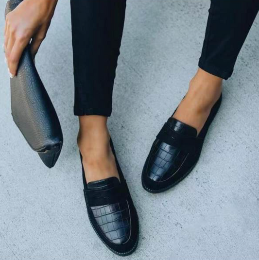 Nyla | Comfortabele en Stijlvolle Zwarte Loafers voor Vrouwen