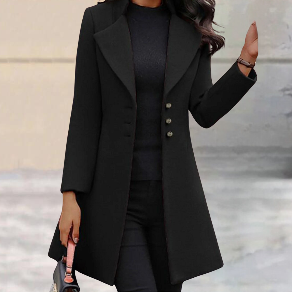 De Zaira winterjas combineert tijdloze elegantie met verfijnde warmte. Met een getailleerd silhouet, hoog opstaande kraag en gestructureerd ontwerp biedt deze jas stijl en comfort voor elke gelegenheid. Perfect voor formele bijeenkomsten, casual uitjes en dagelijks gebruik. Verkrijgbaar in zwart, grijs en geel, maten S-3XL. Voeg een vleugje klasse en warmte toe aan je garderobe met de Zaira. Bestel nu en blijf stijlvol en knus tijdens koude dagen!