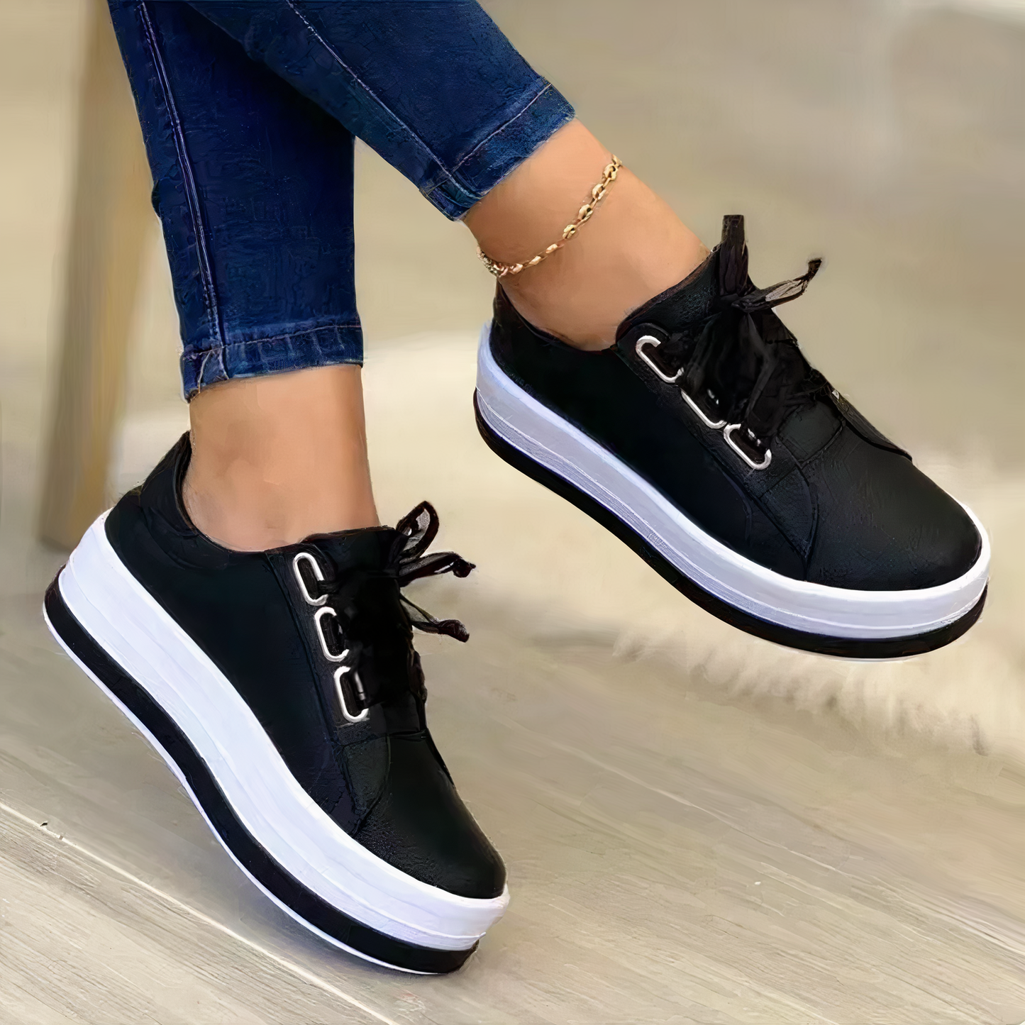 Jolene | Comfortabele dames retro sneakers