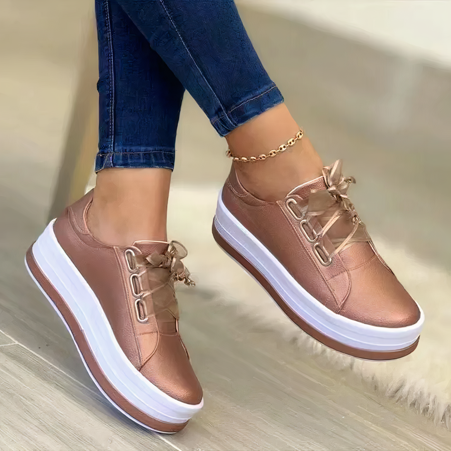 Jolene | Comfortabele dames retro sneakers