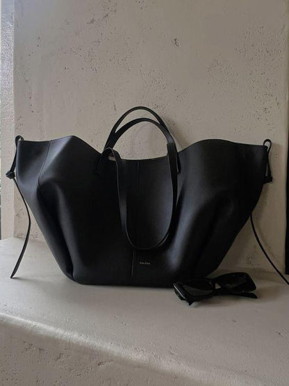 Cassia | Leren vintage tote bag