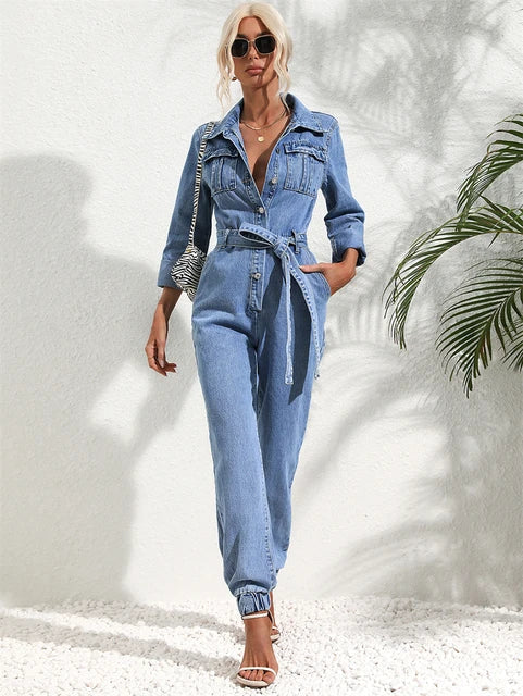 Vespera | Denim Jumpsuit voor Dames
