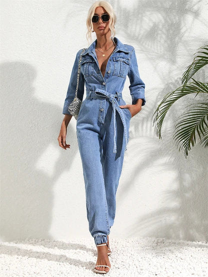 Vespera | Denim Jumpsuit voor Dames