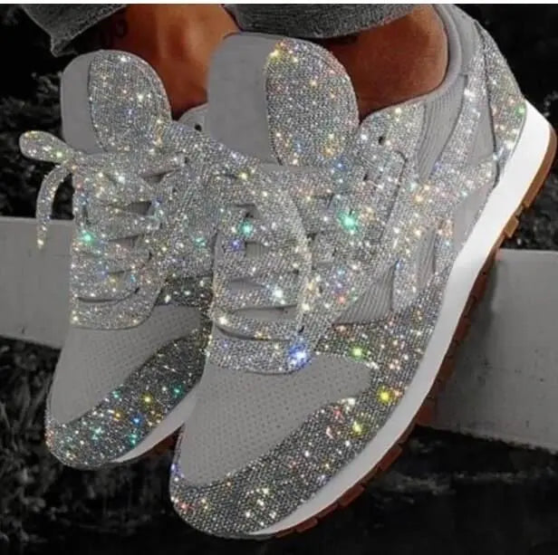 Anita | Chunky glitter sneakers
