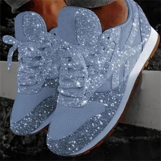 Anita | Chunky glitter sneakers