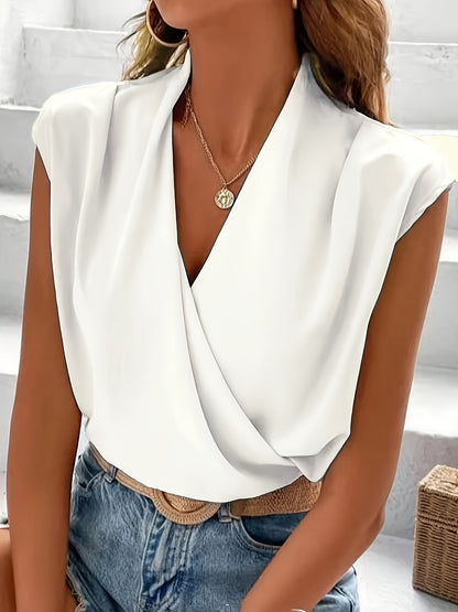 Aurelia | Luxe stijlvolle dames wikkelblouse