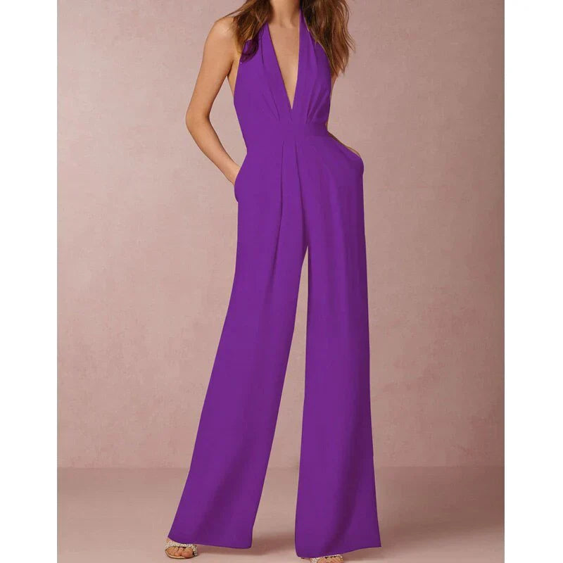 Elora | Elegante Jumpsuit met Diepe V-kraag