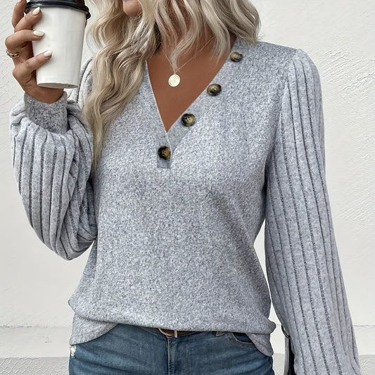 Nyssa - Lange Mouw Blouse voor Vrouwen