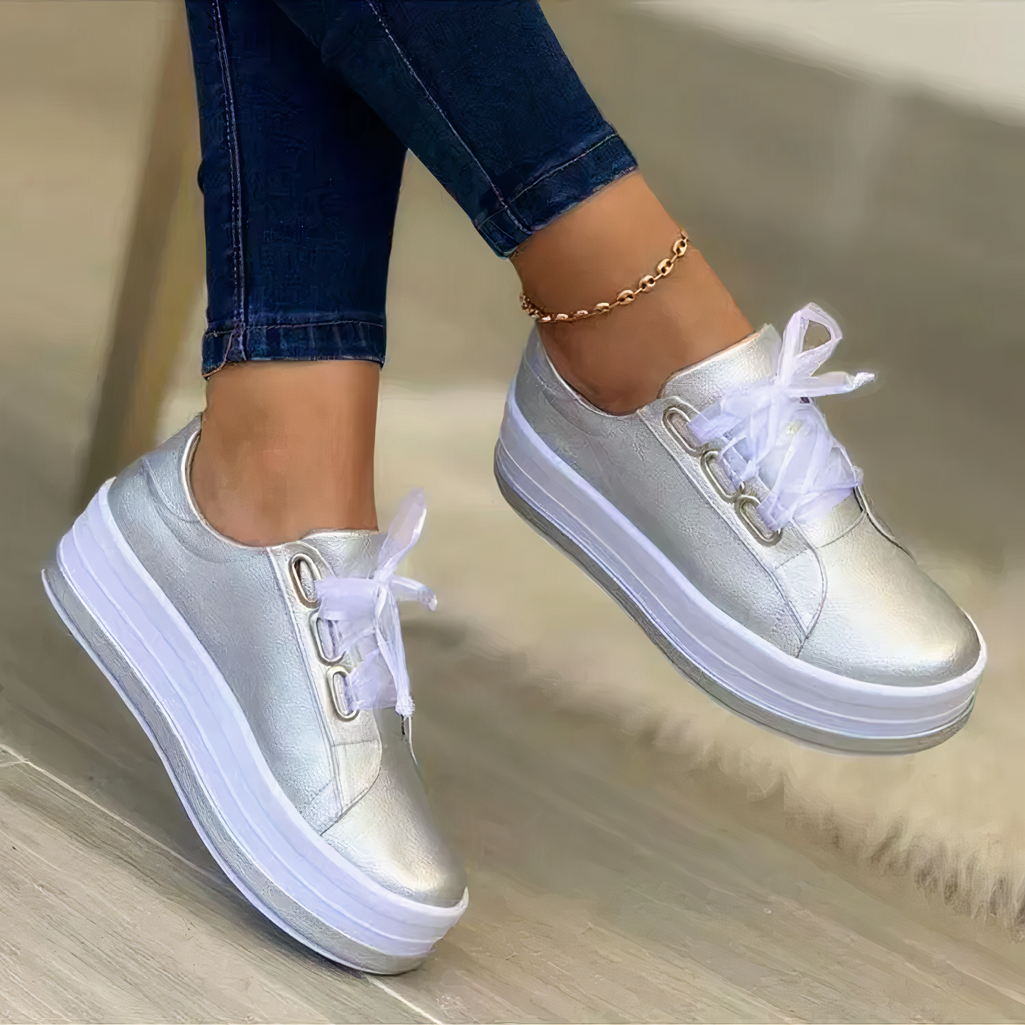 Jolene | Comfortabele dames retro sneakers