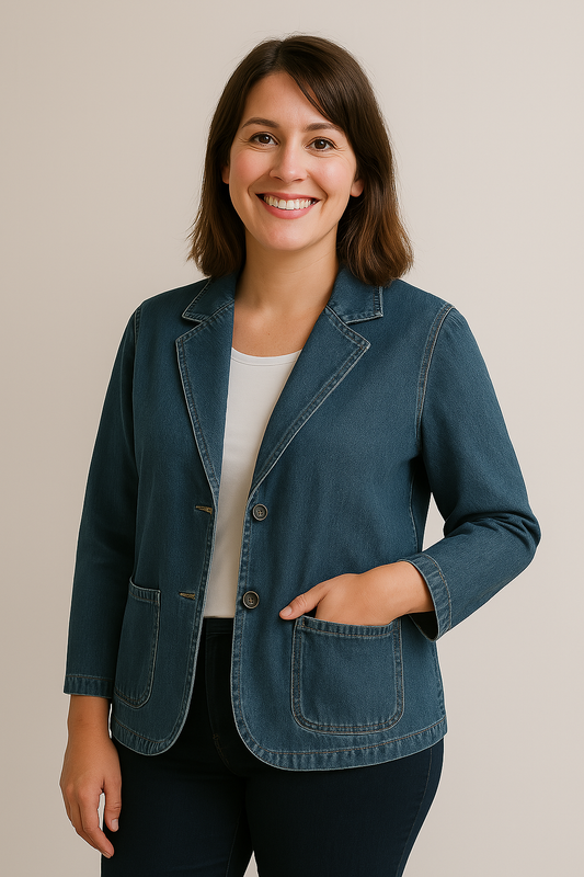 Livia | Stijlvolle Denim Blazer