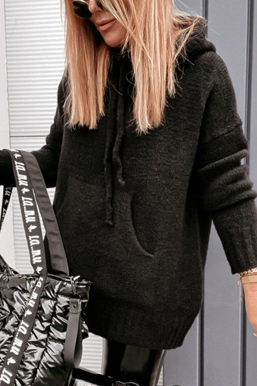 Naomi | Comfortabele Gebreide Trui met Capuchon