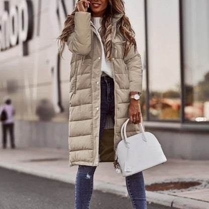 Zafira | Lange damesjas met capuchon